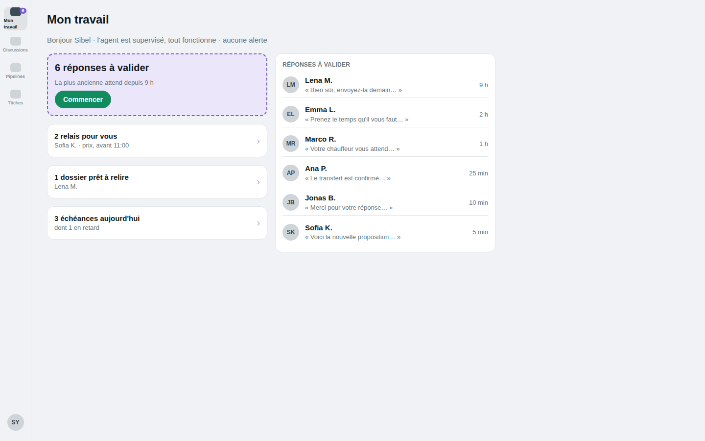 Mon travail · ordinateur