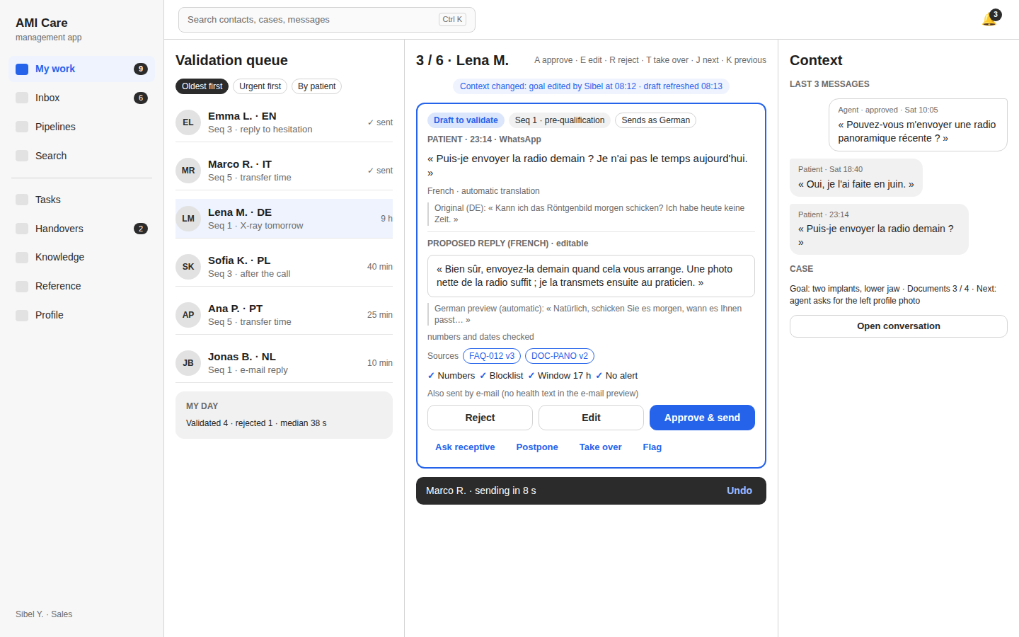 E-06 · Validation queue · desktop